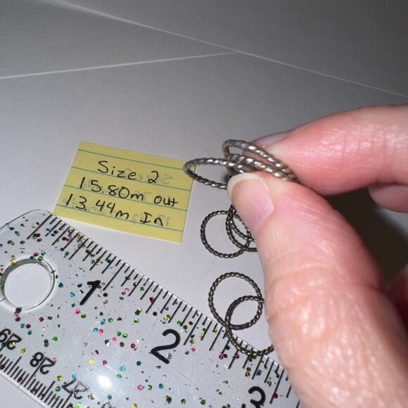 Sterling Silver Twisty Ring, Size 2 - Picture 5 of 15